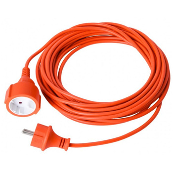 Przedłużacz 1GN bez uziemienia 10m pomarańczowy M20699 ECOLIGHT