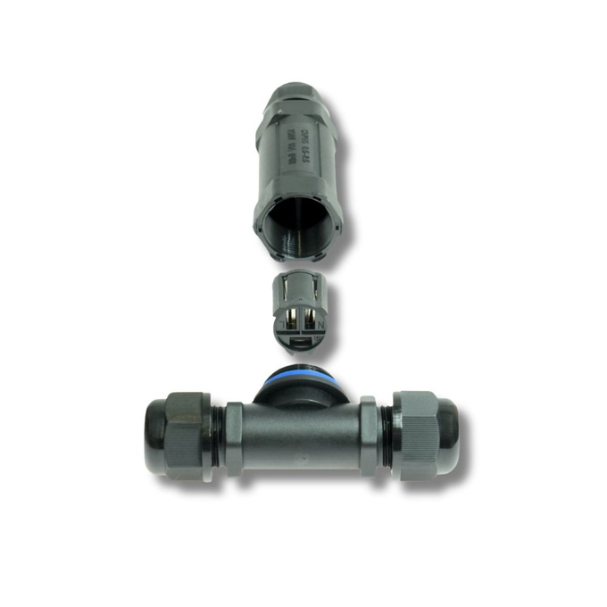 Złącze kablowe rozgałęźnik 3PIN skręcamy IP68 16A W-00381 PLASTROL