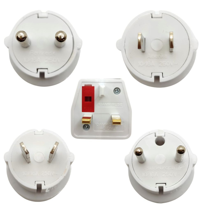 Zestaw adapterów podróżnych ANG/USA/AUS/EU LX6031 LAMEX