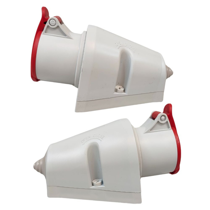 Gniazdo siłowe z klapką stałe 32A 4P IP44 IZN 3243 SEZ