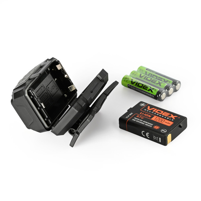 Latarka czołowa LED 5W 550lm IP65 USB-C / 3xAAA H075C VIDEX