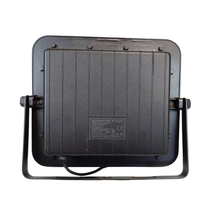 Naświetlacz LED 4000K 800lm + panel solarny 10W + pilot czarny IP65 7824 V-TAC