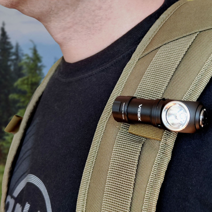 Latarka czołowa LED 10W 600lm IP68 USB-C A055H VIDEX