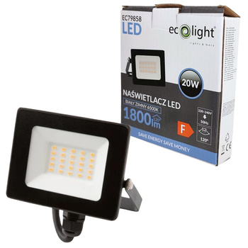 Naświetlacz LED 20W 6500K 1800lm IP65 EC79858 ECOLIGHT