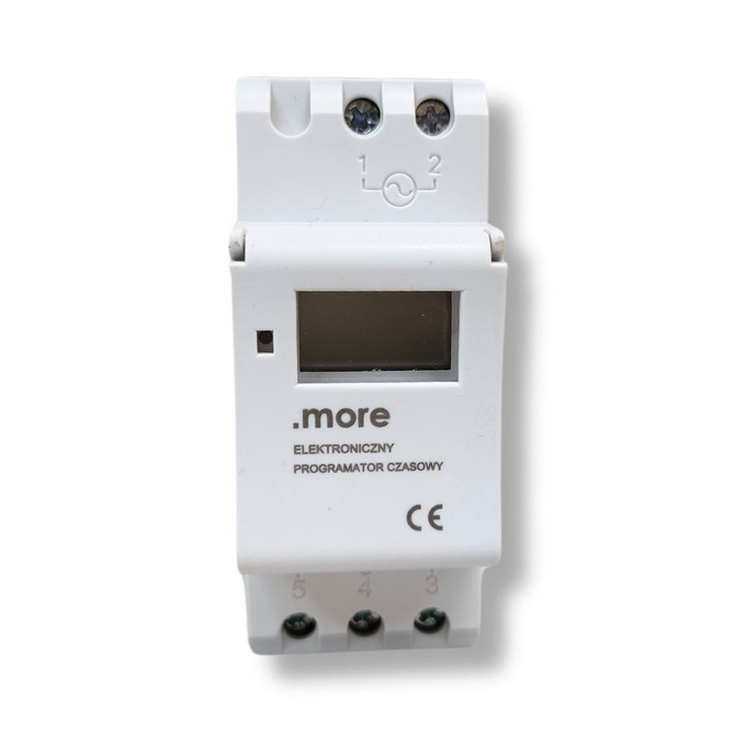 Programator czasowy na szynę DIN 16A 3600W M20355 ECOLIGHT
