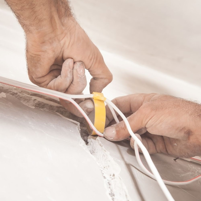 Taśma elektroizolacyjna PVC 20m x 19mm niebieska TESA