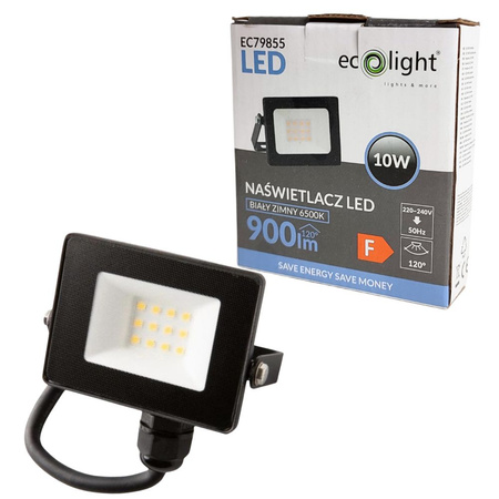 Naświetlacz LED 10W 6500K 900lm IP65 EC79855 ECOLIGHT