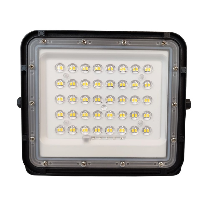 Naświetlacz LED 4000K 800lm + panel solarny 10W + pilot czarny IP65 7824 V-TAC