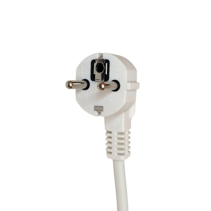 Przedłużacz 5GN 3M Z/U BIAŁY M20555 ECOLIGHT