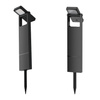Lampa słupek ogrodowy solarny 200lm 4000K IP54 41cm ruchomy DIO-0491 Dioled