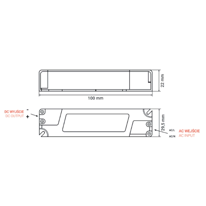 Zasilacz LED 12V 15W 1,25A IP40 MONTAŻOWY Nextec