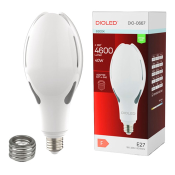 Żarówka LED uliczna E27/E40 40W 6500K 4600lm DIO-0667 DIOLED