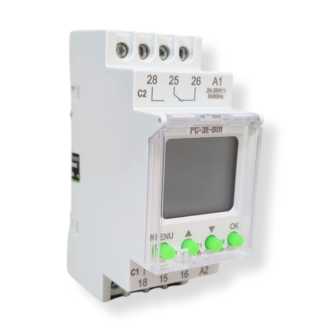 Programator astronomiczny na szynę DIN 16A 2300W M20356 ECOLIGHT