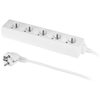 Przedłużacz 5 gniazd 3m z uziemieniem biały LX9537 Lamex