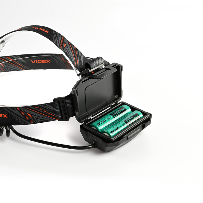 Latarka czołowa LED 20W 1400lm IP65 USB-C H056 VIDEX