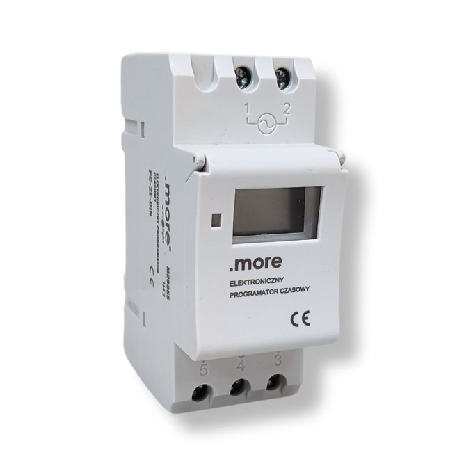 Programator czasowy na szynę DIN 16A 3600W M20355 ECOLIGHT