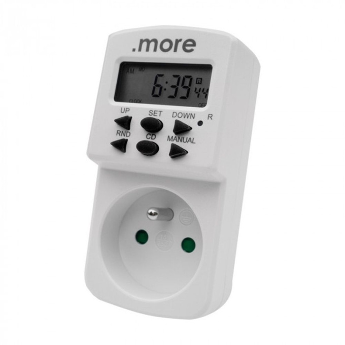 Elektroniczny programator czasowy tygodniowy PC-1E M20354 MORE ECOLIGHT