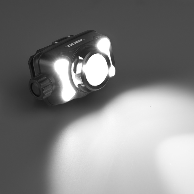 Latarka czołowa LED 5W 700lm IP55 USB-C H147 Videx