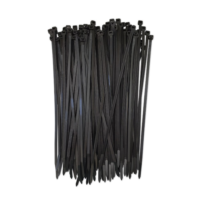 Opaska kablowa zaciskowa 4,8x250 czarna ERKO