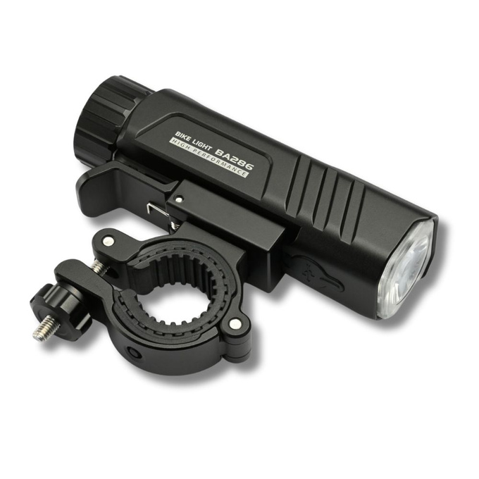 Latarka akumulatorowa LED na rower 2000LM IP68 USB-C BA286 VIDEX