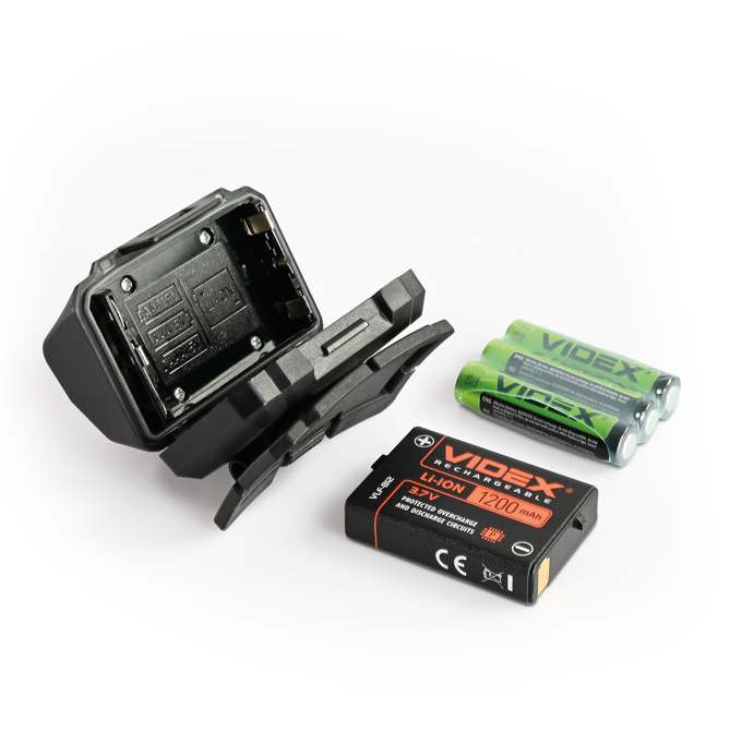 Latarka czołowa LED 10W 500lm IP65 USB-C / 3xAAA H055D VIDEX