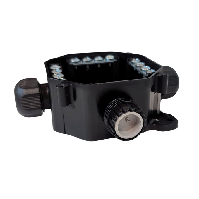 Puszka rozgałęźna hermetyczna IP67 CZARNA SEZ