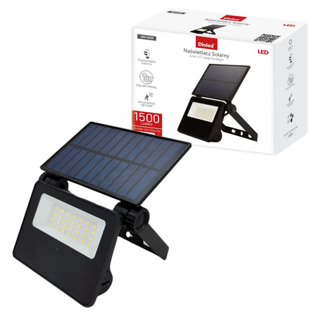 Naświetlacz solarny 4000K 1500LM IP65 czujnik ruchu DIO-0308 DIOLED