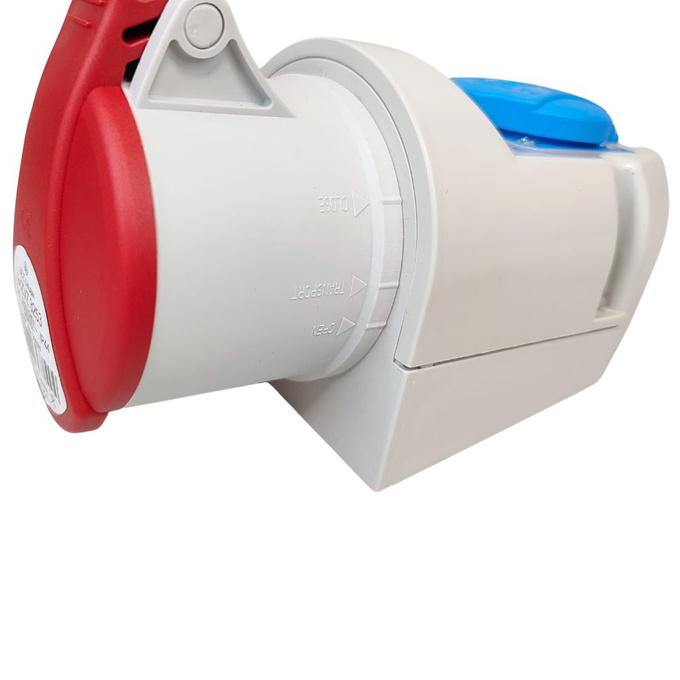 Gniazdo siłowe z klapką stałe 32A 5P IP44 IZVZ 3253 SEZ