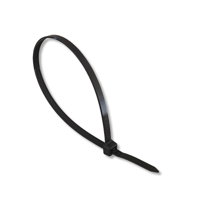 Opaska kablowa zaciskowa 3,6x370 czarna ERKO