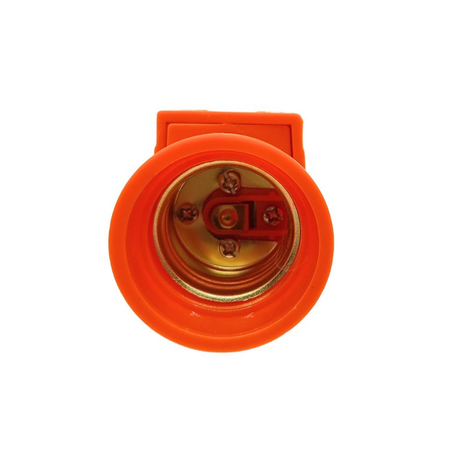 Rozgałęźnik na żarówkę E27 2xgniazdo sieciowe 6A LXETS137 LAMEX