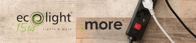 Przedłużacz 5GN 5M ZU czarny M20576 ECOLIGHT