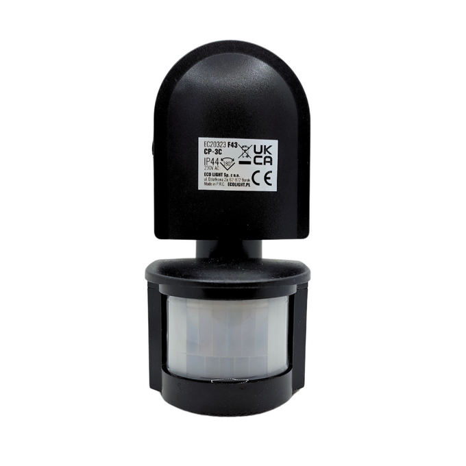 Czujnik ruchu PIR CP-3C IP44 12m czarny EC20323 ECOLIGHT