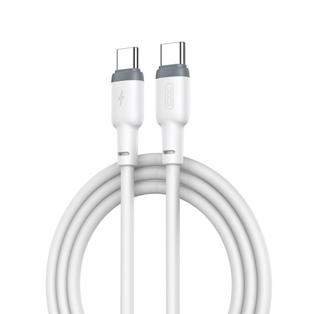 Kabel USB-C - USB-C 1m 3A 60W biały NB-Q208B XO