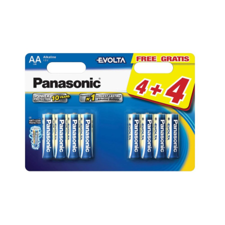 Bateria alkaliczna EVOLTA AA LR06 B8 PANASONIC