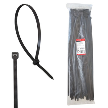 Opaska kablowa zaciskowa 9,0x550 czarna ERKO