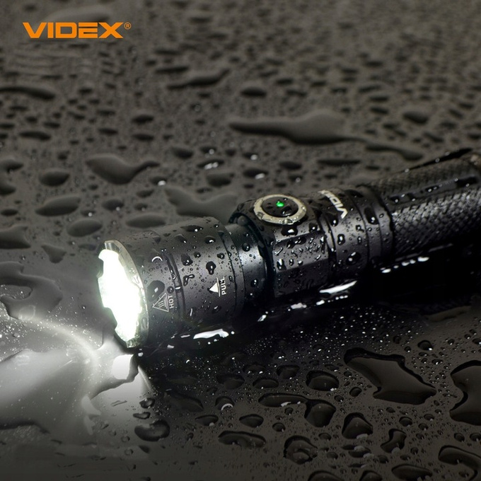 Latarka ręczna LED 10W 1500lm IP66 USB-C A298 Videx