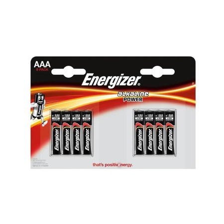 Baterie alkaliczne AAA LR3 B8 Energizer