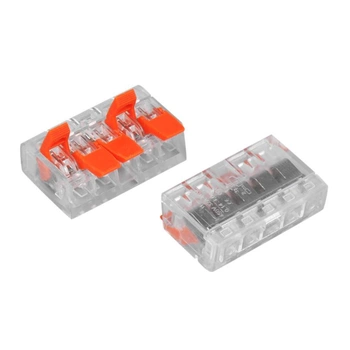 Szybkozłączka dźwignia 5x0,5-4mm2 10 sztuk LXZE78