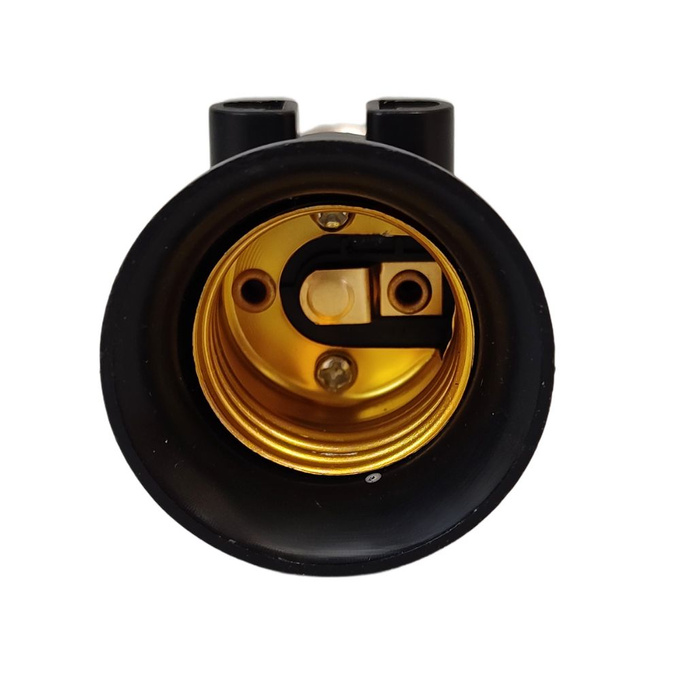 Rozgałęźnik na żarówkę E27 2xgniazdo sieciowe 4A LXAC57 LAMEX