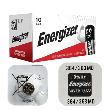 Bateria srebrowa SR621SW / 364/363 B1 Energizer