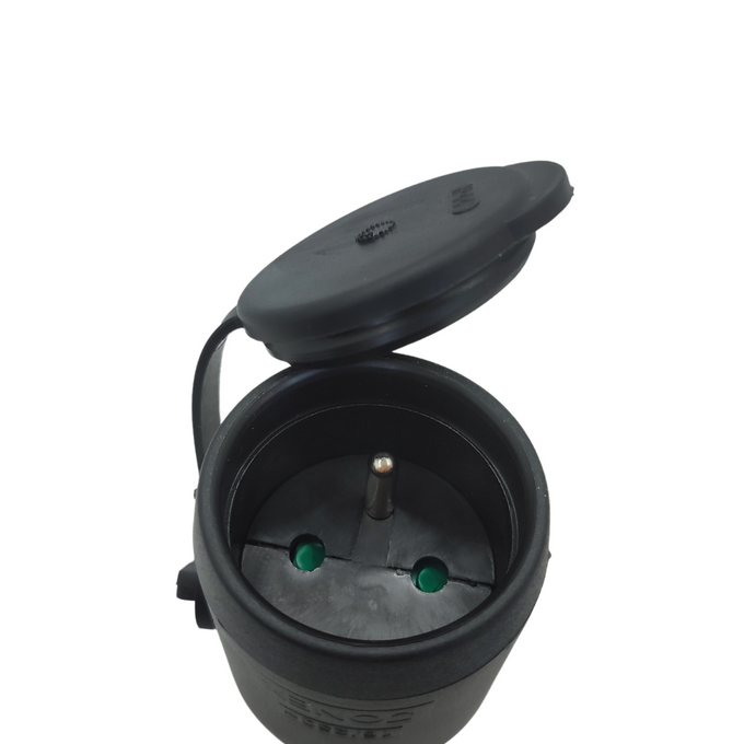 Gniazdo przenośne rozbierane 2P+Z 16A IP44 czarne GN-H2 JONEX TIMEX