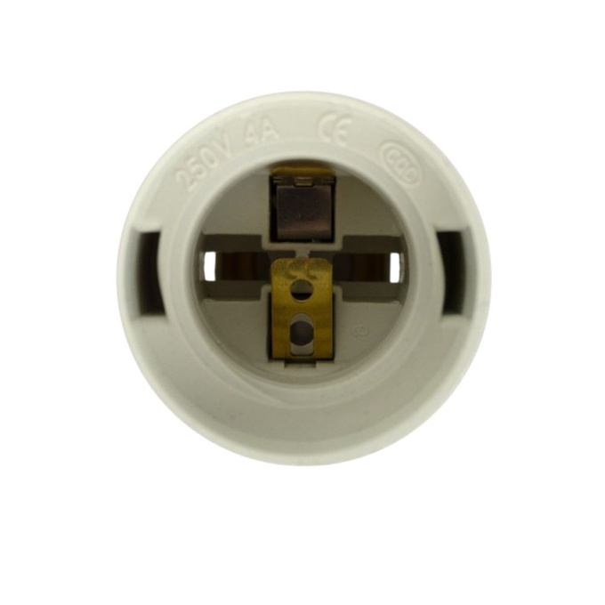 Oprawka zwisajaca E27 z przewodem i złaczką biała EC20680 ECOLIGHT