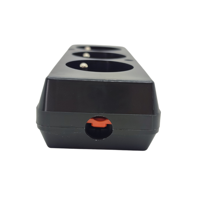 Gniazdo przedłużacza czarne 3X2P+Z GN-370 JONEX TIMEX