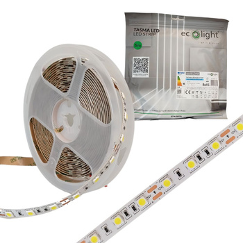 Taśma LED 12V 5m 14,4W/m 800lm/m 6500K 5050 IP20 EC79364 Ecolight