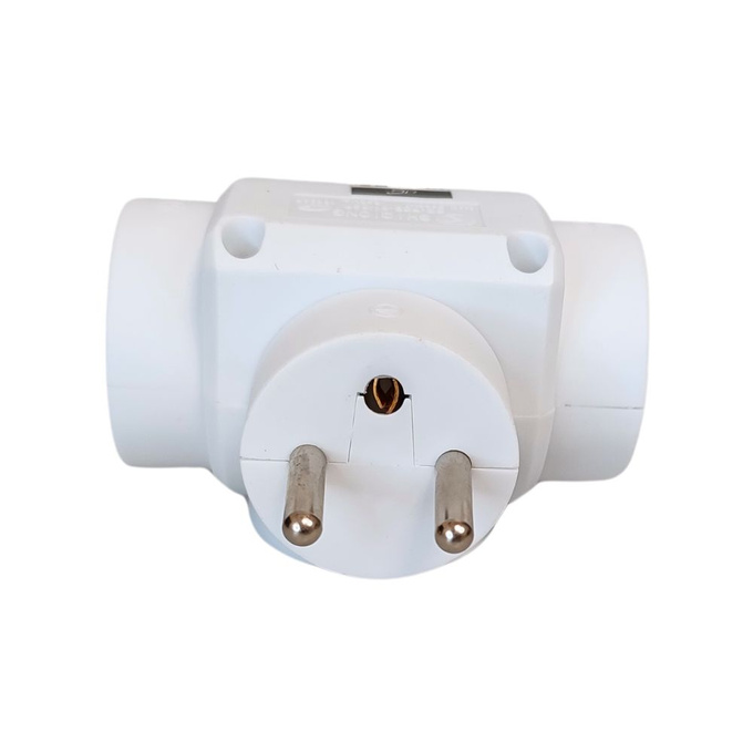 Rozgałęźnik 3x 2P+Z R-31 biały LX9510 LAMEX