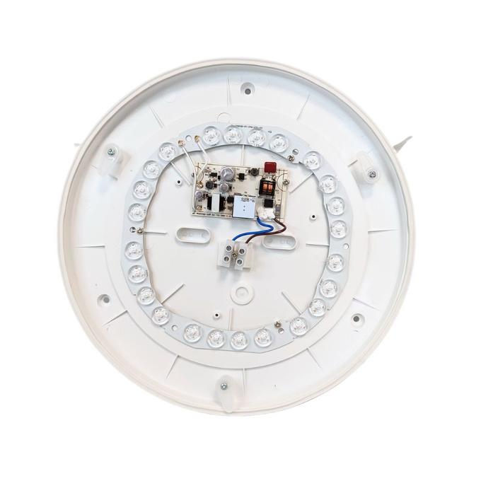 Plafon LED 24W 4000K+czujnik ruchu 2400lm IP44 okrągły czarny 7670 V-TAC