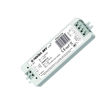 Sterownik do taśm LED 12-24V MONO 2,4GHz Nextec