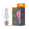 Żarówka LED do roślin filament A60 E27 8W VIDEX