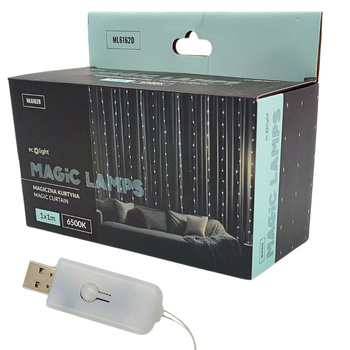 Taśma LED MAGIC LAMPS kurtyna 100 LED 6500K 1x1m IP65 ML61620