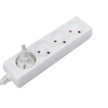 Przedłużacz 4-gniazda 1,5m B/U biały 10A W-97477 PLASTROL